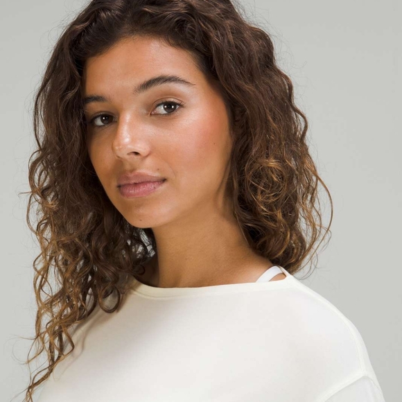 Lululemon Modal-Blend Open-Back Long Sleeve Shirt Lemon Sorbet - Picture 4 of 8